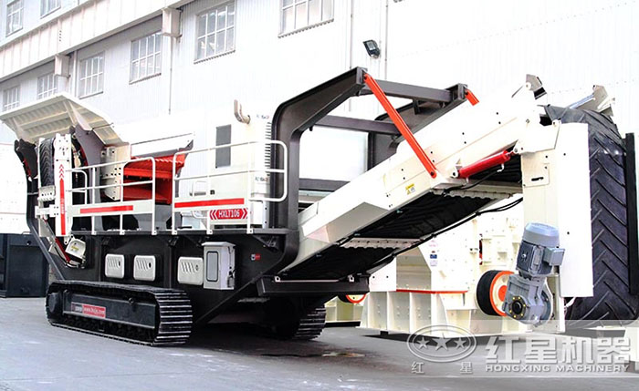履帶式建筑垃圾移動破碎站 履帶式建筑垃圾移動破碎站