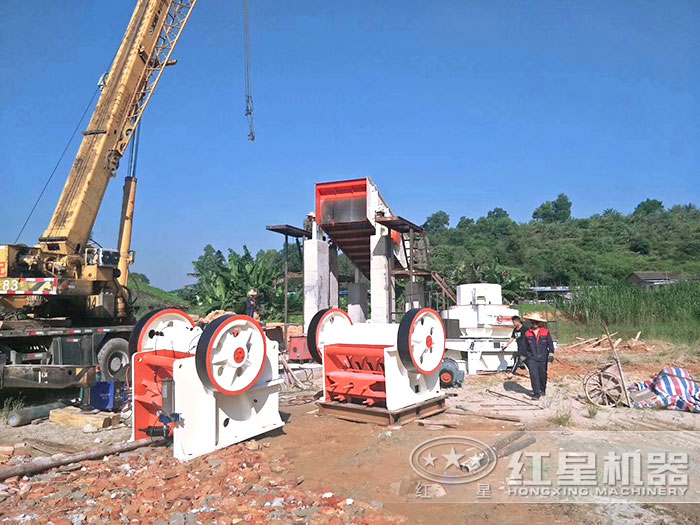 碎石制砂配置顎式破碎機 碎石制砂配置顎式破碎機