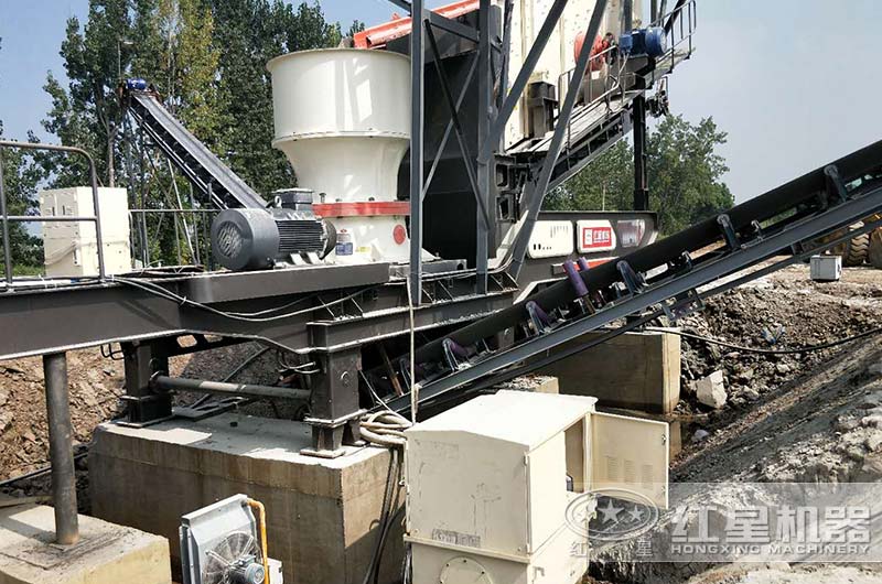 移動輪胎式圓錐式破碎機 移動輪胎式圓錐式破碎機