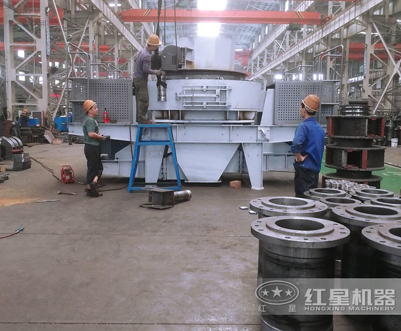 制砂機(jī)車(chē)間制造中