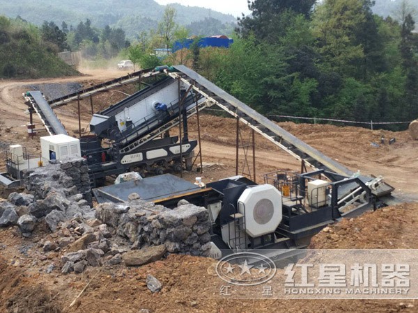 錘破的車載石子破碎機  錘破的車載石子破碎機