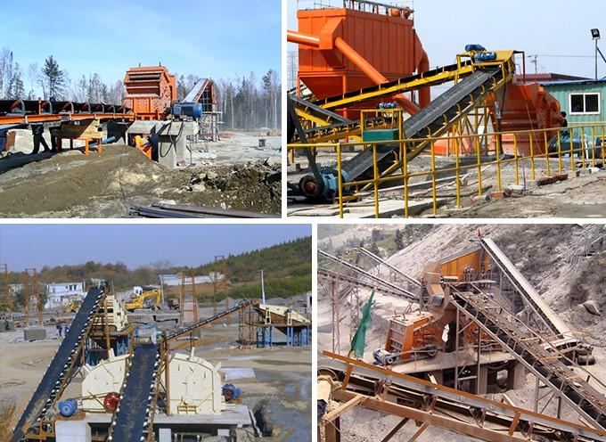 石灰石反擊破現場處理圖 石灰石反擊破現場處理圖