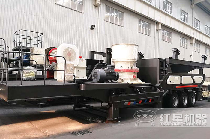 圓錐移動粉碎石子機 圓錐移動粉碎石子機